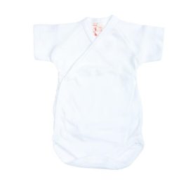 Réklis rövid ujjú body, fehér