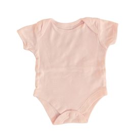 Rózsaszín rövid ujjú body (használt), 50-es