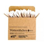 Bambusz-biopamut fültisztító pálcika