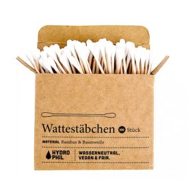 Bambusz-biopamut fültisztító pálcika