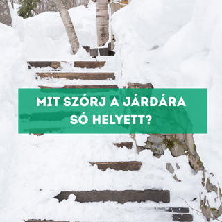 Jeges járdák takarítása fenntarthatóan